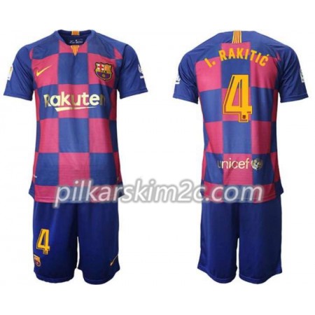 Koszulka FC Barcelona Ivan Rakitić 4 Dziecięca Główna 2019-2020 - Koszulki Piłkarskie